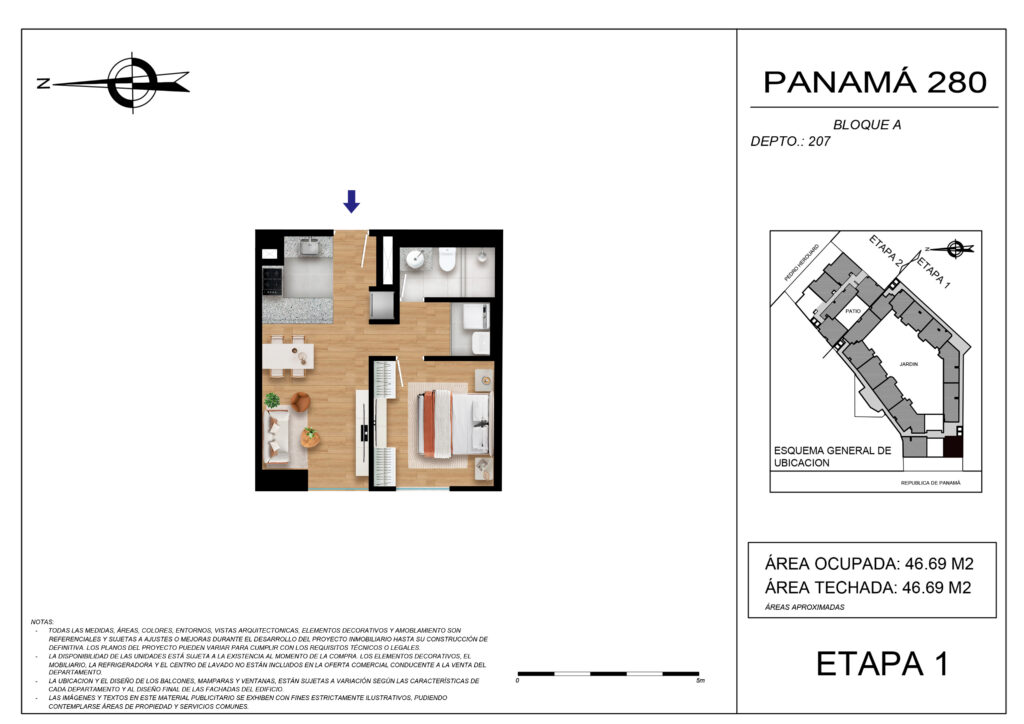 Plano de la tipología ETAPA 1 - 207